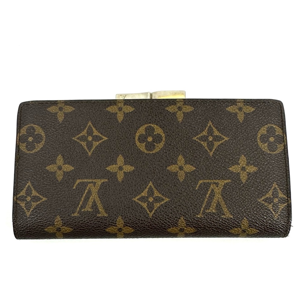 Louis Vuitton Vintage French Purse Long Wallet Kiss Lock - Picture 4 of 16